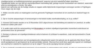 Schriftelijke GR FEB 2025